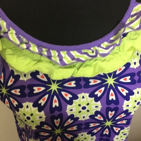 Hanna Andersson women’s/ teen purple pattern dress - Picture 3 of 9